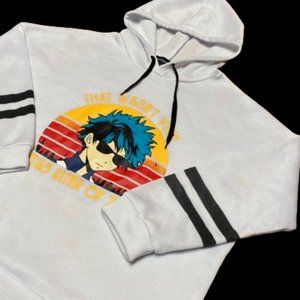 My Hero Academia Deku Anime Pullover Graphic Hoodie | Men’s XL | Preowned